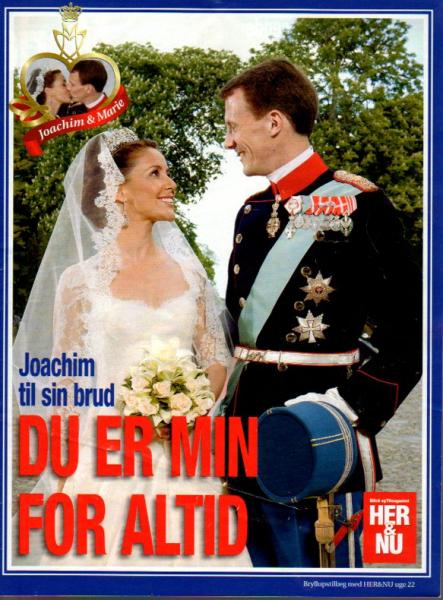 Royal Dänemark Denmark Prinzessin Princess Marie Prinz Joachim Hochzeit Wedding